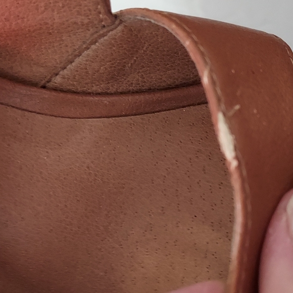 Lucky Brand Strappy Platform Wedge Size 8 M/38,Tan - Picture 4 of 16